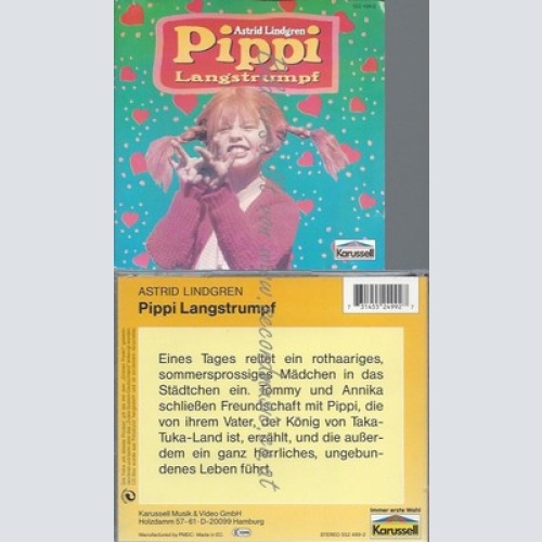 CD--ASTRID LINDGREN UND PIPPI LANGSTRUMPF -- -- PIPPI LANGSTRUMPF
