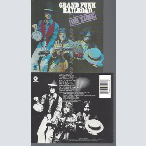 CD--GRAND FUNK RAILROAD--ON TIME-