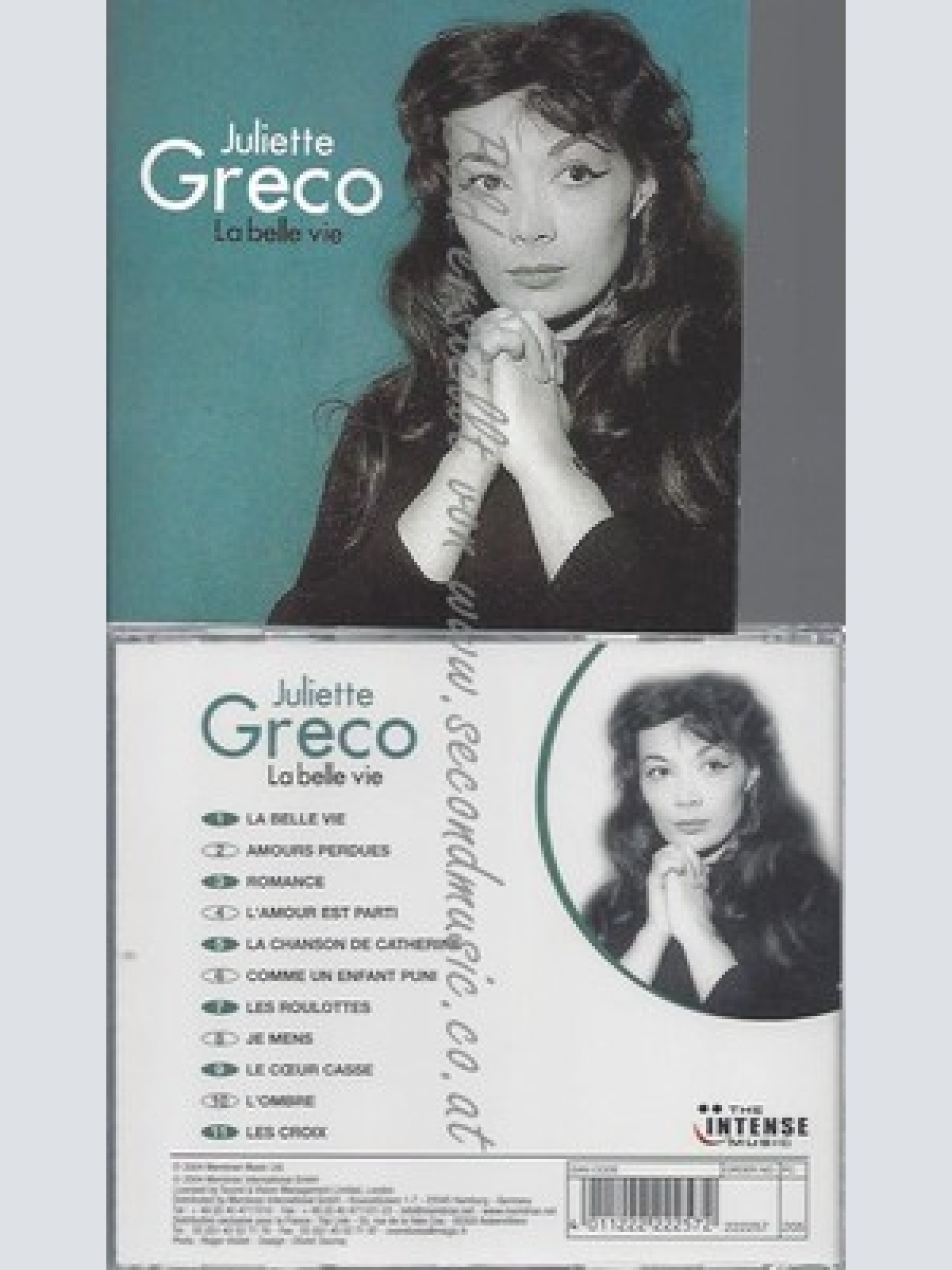 CD--JULIETTE GRECO -- -- LA BELLE VIE