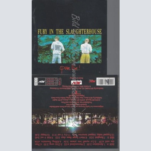 CD--FURY IN THE SLAUGHTERHOUSE -- -- PURE LIVE