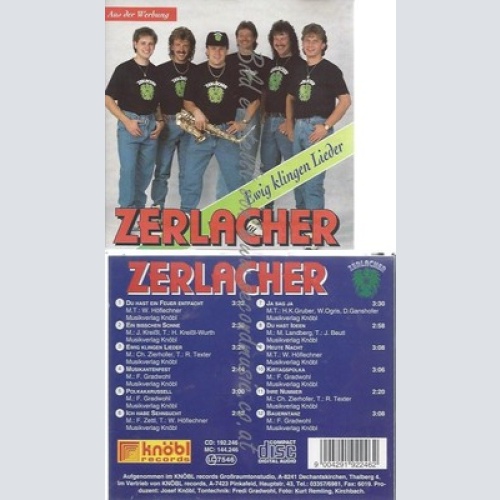 CD--ZERLACHER--EWIG KLINGEN LIEDER