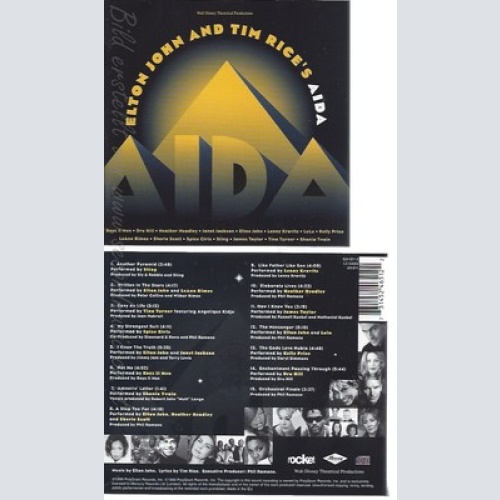 CD--ELTON JOHN -- ----1999 CONCEPT ALBUM- AIDA