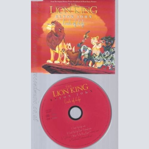 CD--ELTON JOHN ----'THE LION KING'-