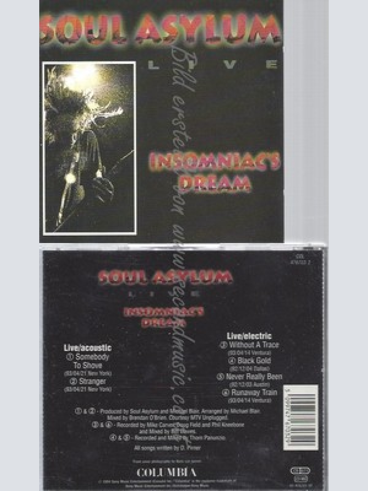 CD--SOUL ASYLUM -- LIVE - INSOMNIAC'S DREAM