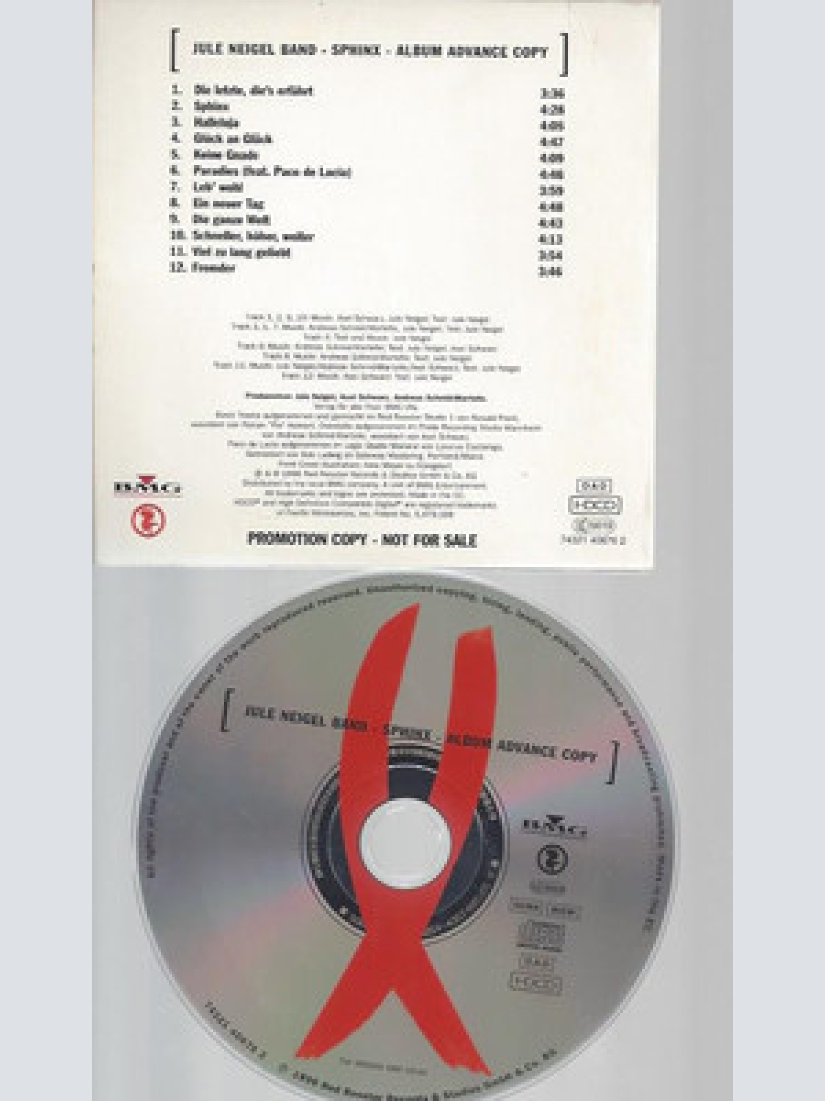 CD--PROMO--JULE NEIGEL BAND--SPHINX