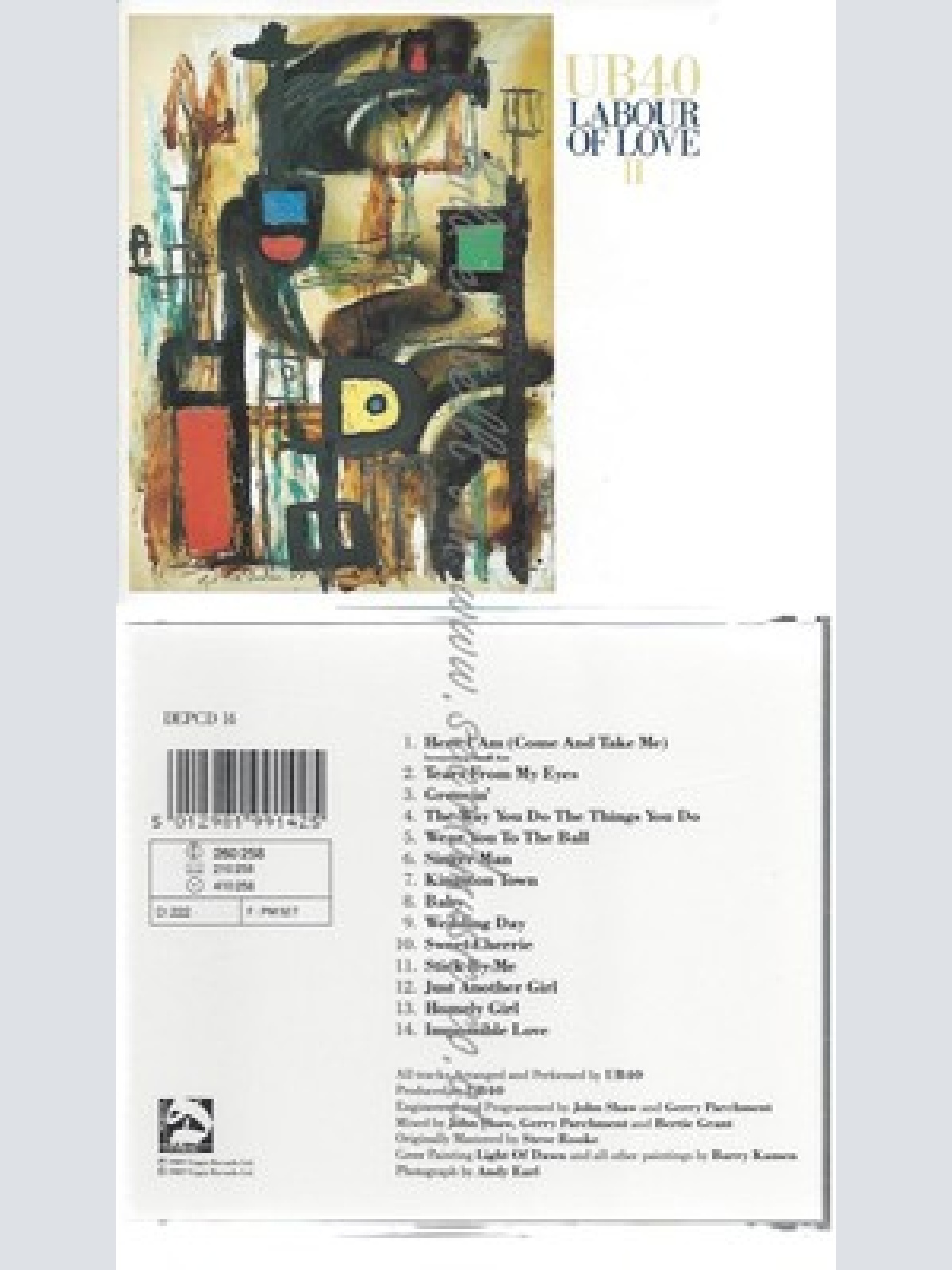 CD--UB 40 -- --- LABOUR OF LOVE II
