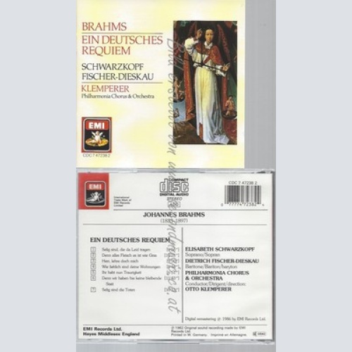 CD--ELISABETH SCHWARZKOPF, PHILHARMONIA ORCHESTRA, DIETRICH FISCHER--KOMPONIST--