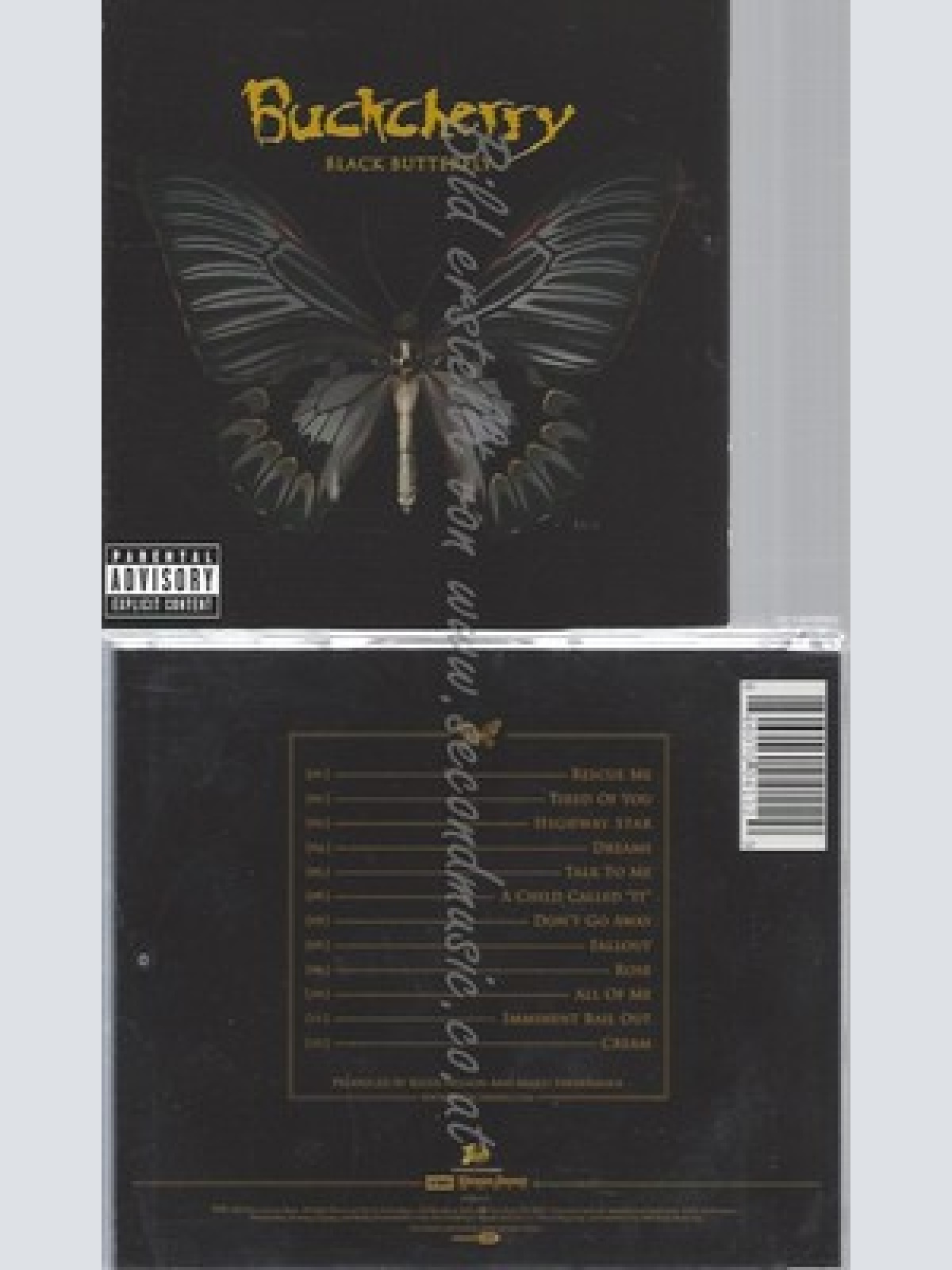 CD--BLACKCHERRY--BLACK BUTTERFLY