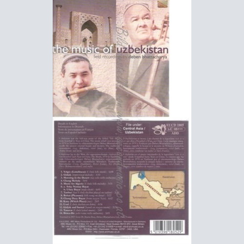 CD--DEBEN BHATTACHARYA -- -- THE MUSIC OF UZBEKISTAN