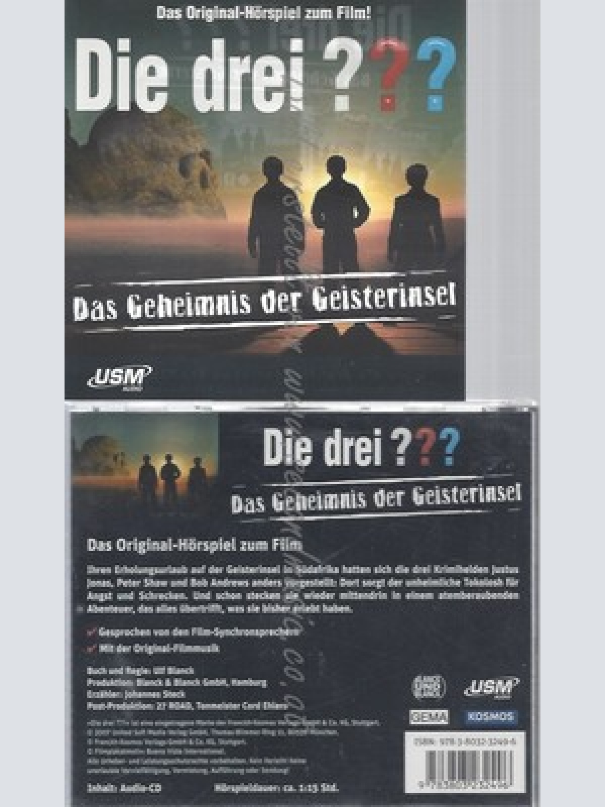 CD--DIE DREI  --DAS GEHEIMNISS DER GEISTERINSEL