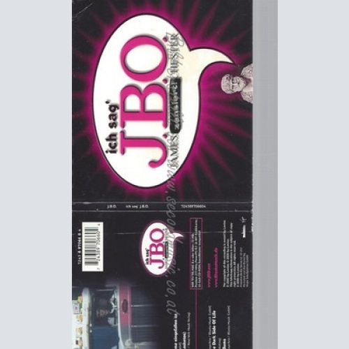 CD--J.B.O. --2000-- SINGLE -- ICH SAG' J.B.O.