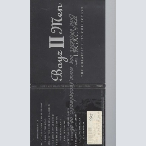 CD--BOYZ II MEN -- -- LEGACY - THE GREATEST HITS COLLECTION