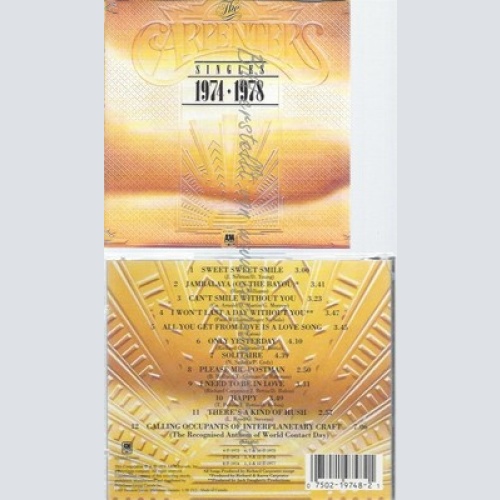CD--CARPENTERS --THE SINGLES 1974-1978