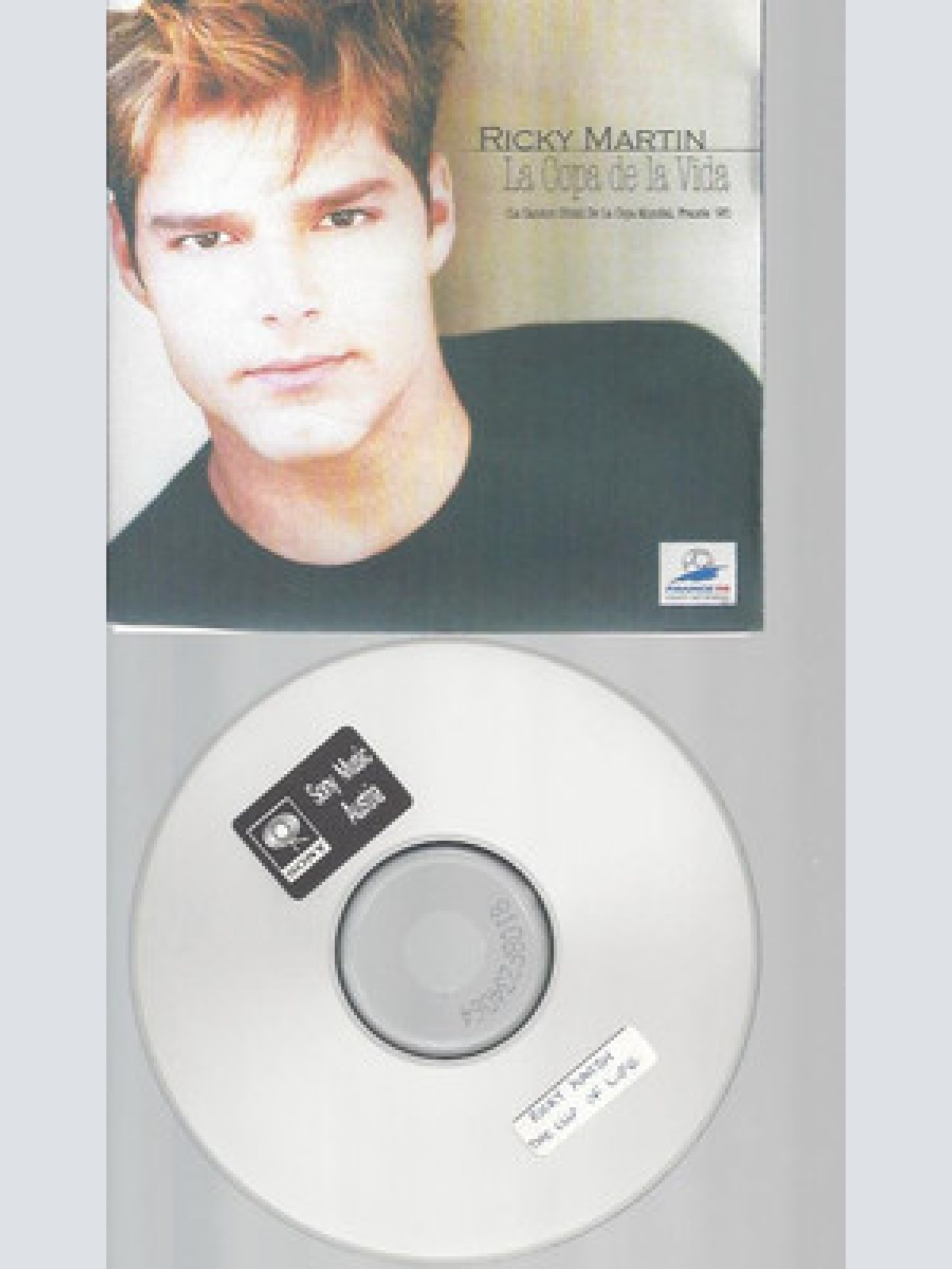 CD--PROMO--RICKY MARTIN--LA COPA DE LA VIDA--SONY