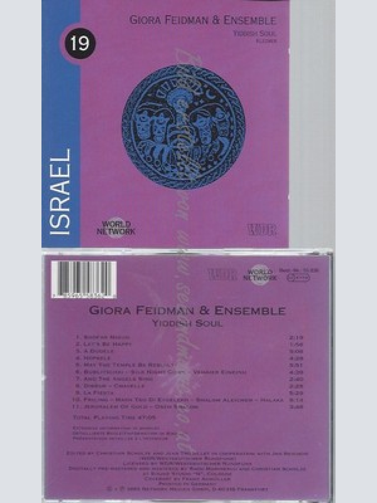 CD--GIORA FEIDMAN -- -- YIDDISH SOUL--WORLD NETWORK 19-
