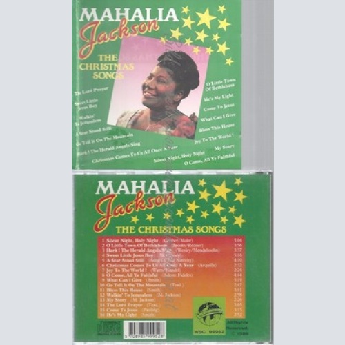 CD--MAHALIA JACKSON -- -- THE CHRISTMAS SONGS