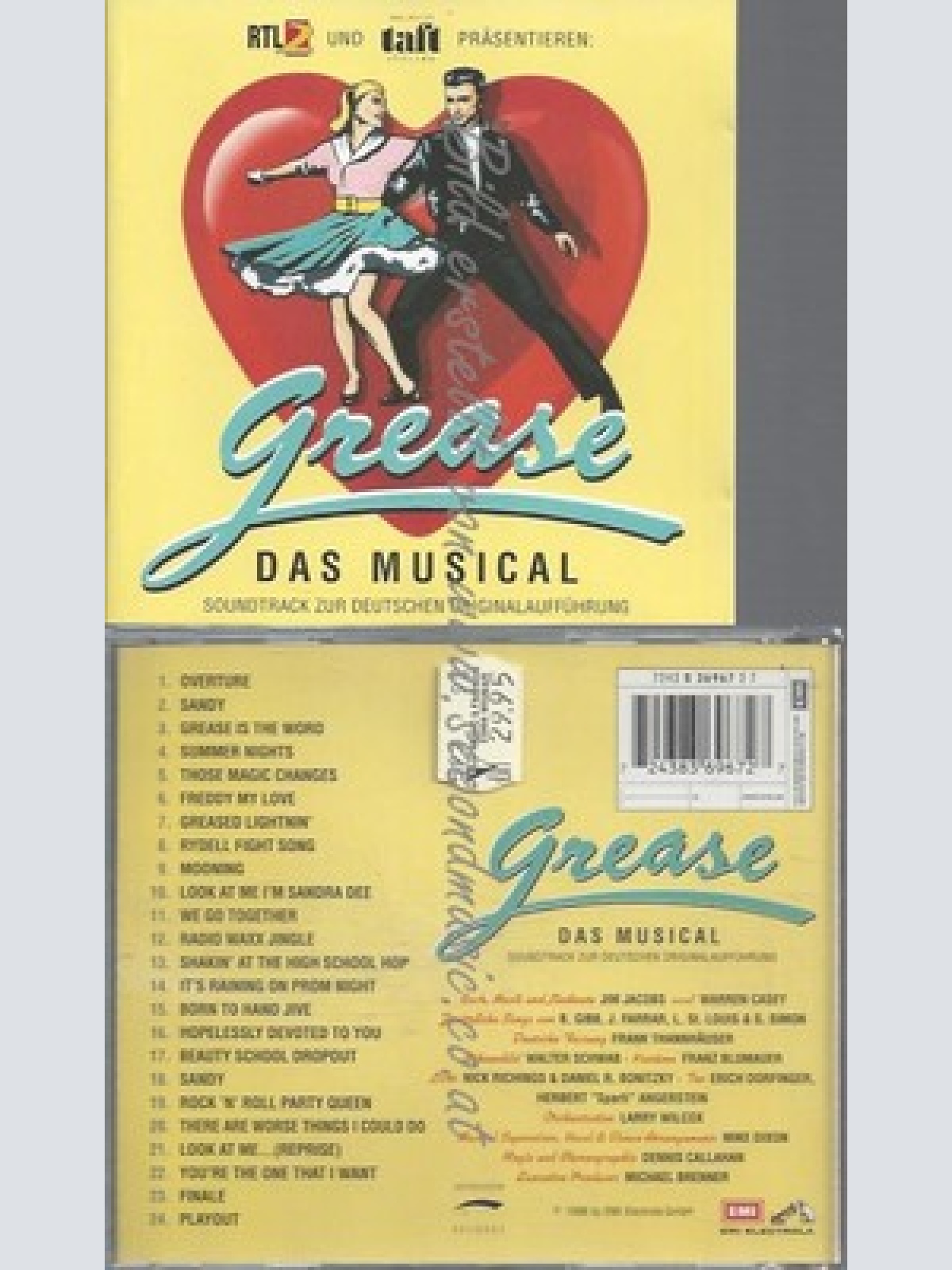 CD--OST UND VARIOUS -- -- GREASE --