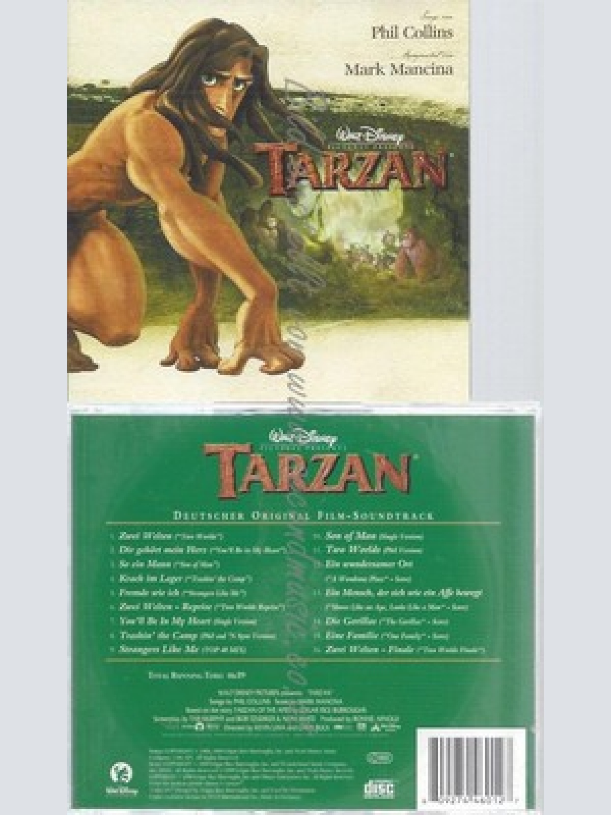 CD--OST/VARIOUS -- TARZAN----DEUTSCHE ORIGINALVERSION-