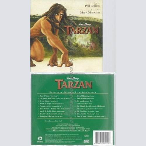 CD--OST/VARIOUS -- TARZAN----DEUTSCHE ORIGINALVERSION-