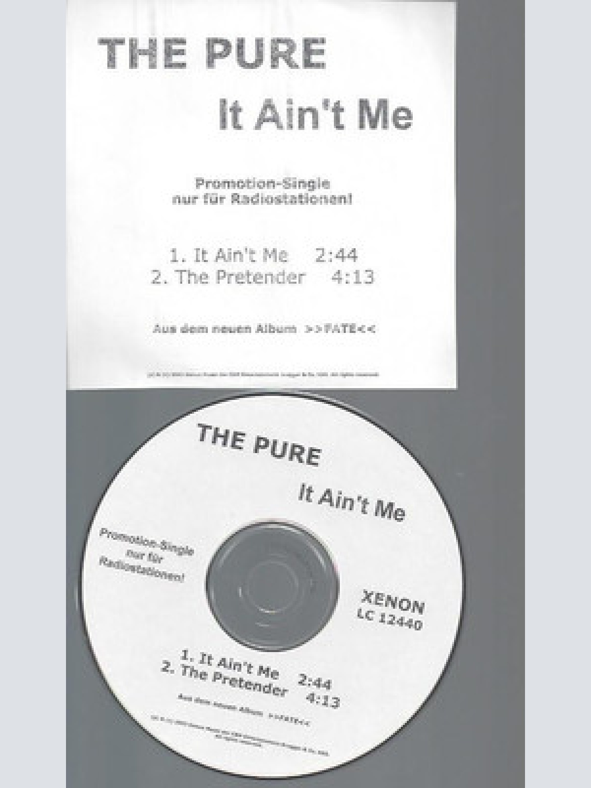CD--PROMO--THE PURE--IT AIN'T ME