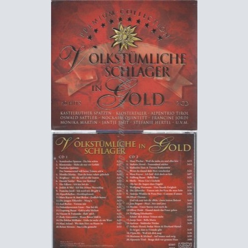 CD--VARIOUS -- --CD -- VOLKSTUEMLICHE SCHLAGER IN GOLD