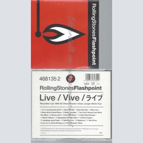 CD--THE ROLLING STONES -- -- FLASHPOINT --
