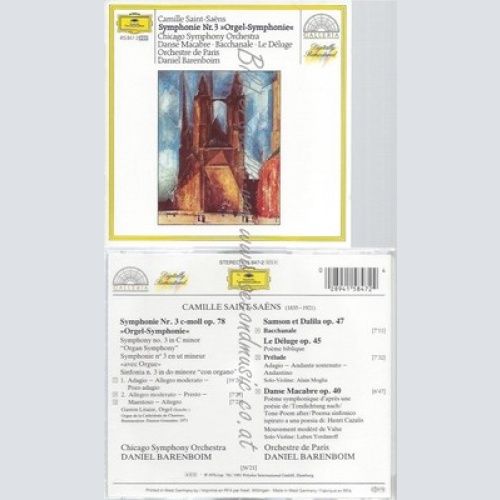 CD--GASTON LITAIZE, DANIEL BARENBOIM, CHICAGO SYMPHONY ORCHESTRA UND ORCHESTRE D