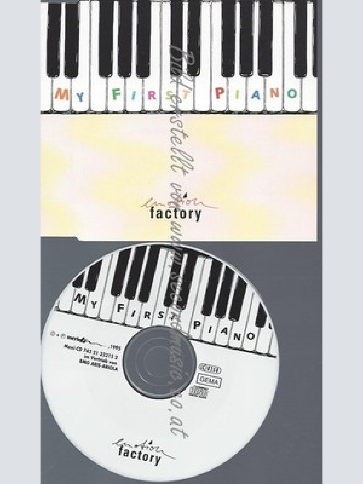 CD--EMOTION FACTORY--MY FIRST PIANO