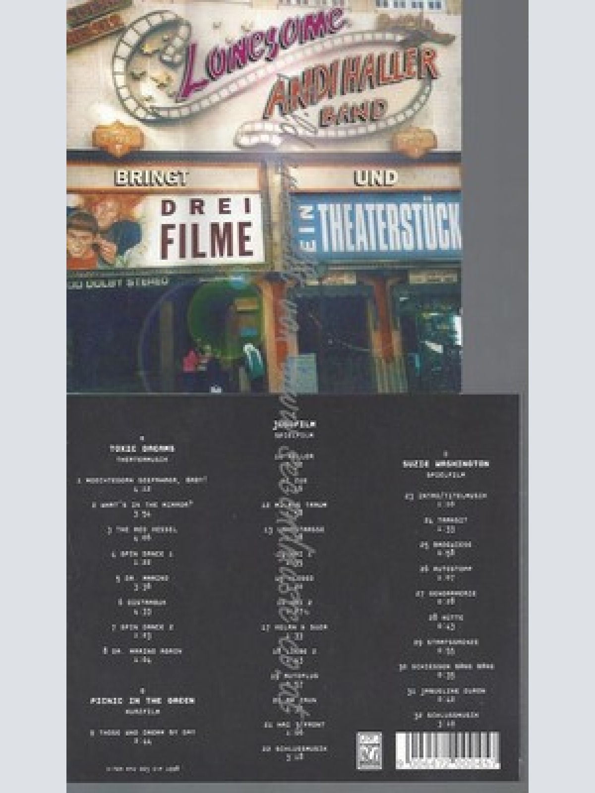 CD--LONESOME ANDI HALLER BAND--3 FILME & 1 THEATERSTUECK '98