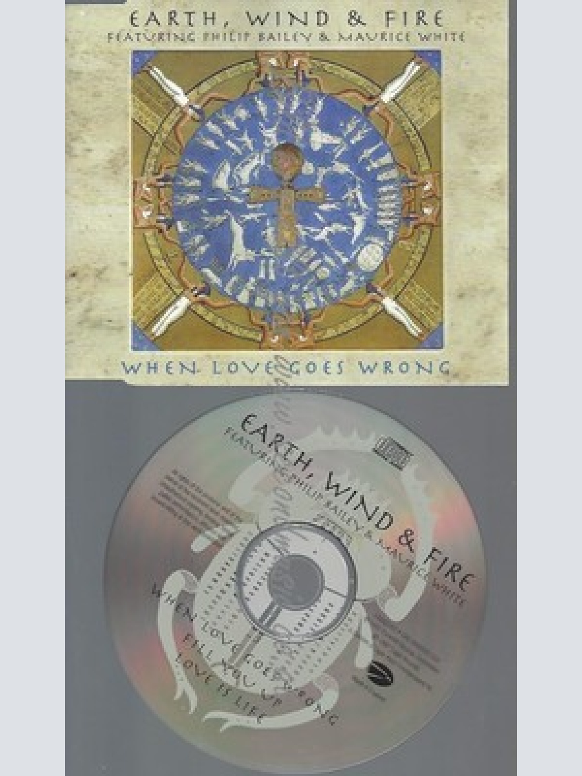 CD--EARTH WIND & FIRE--WHEN LOVE GOES WRONG -FEAT. PHILIP BAILEY & MAURICE WHITE