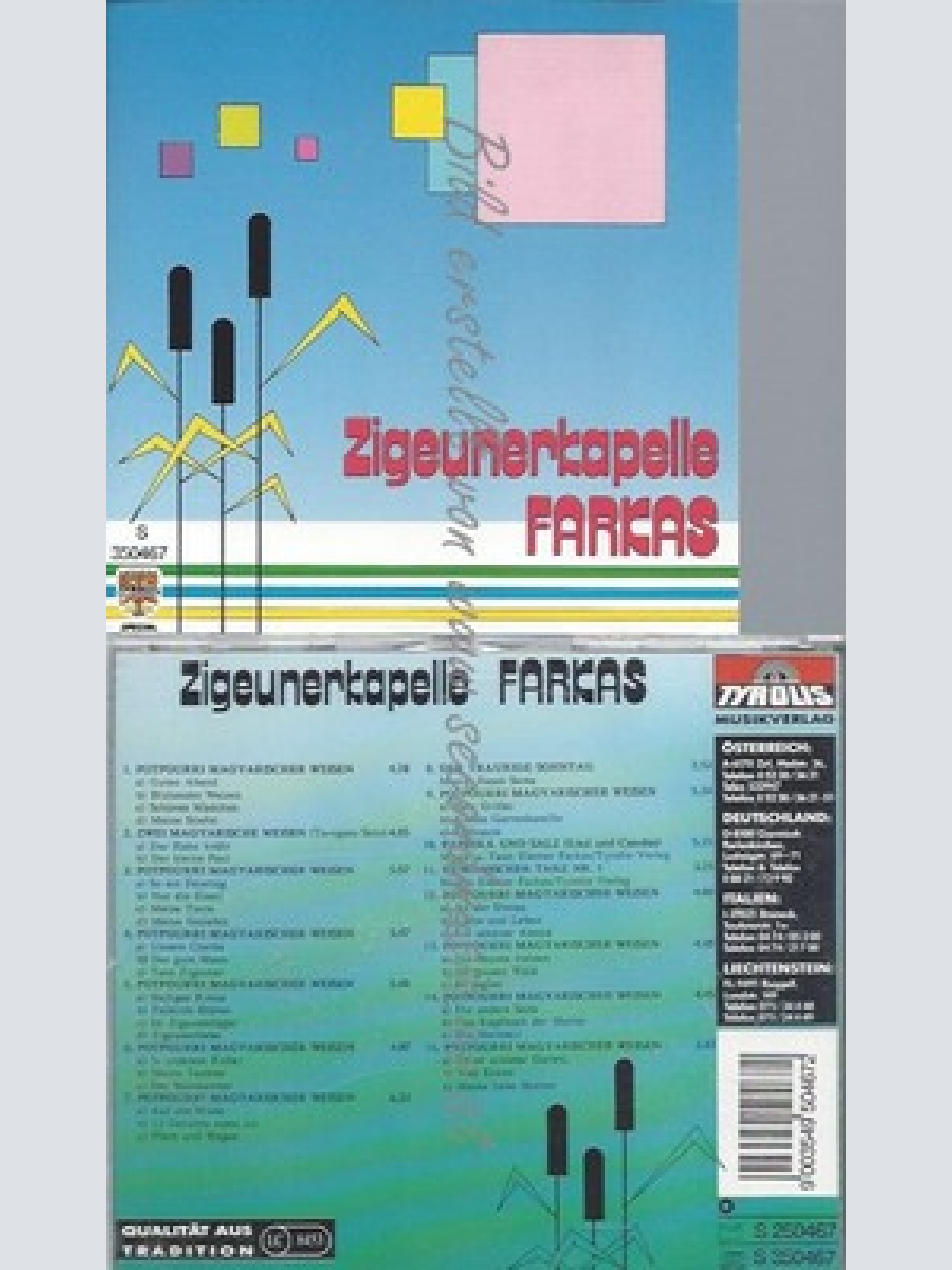 CD--ZIGEUNERKAPELLE FARKAS--INSTRUMENTAL