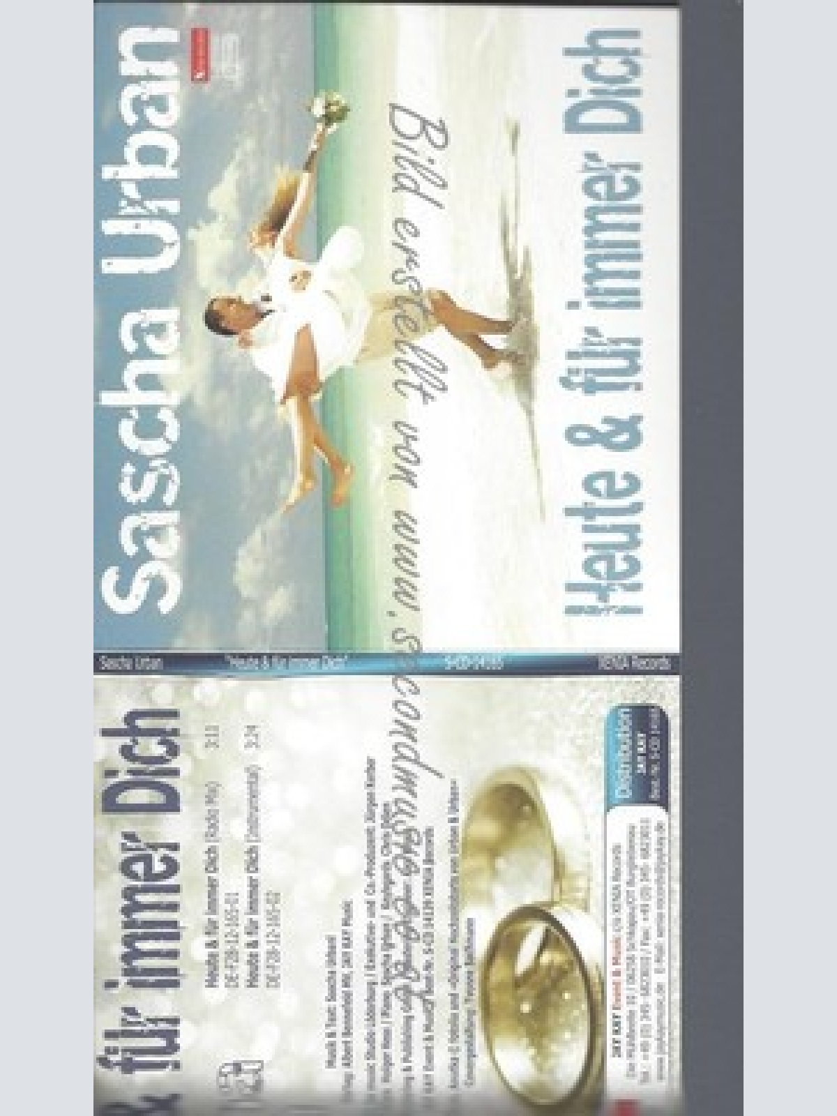 CD--SASCHA URBAN--HEUTE & FUER IMMER DICH