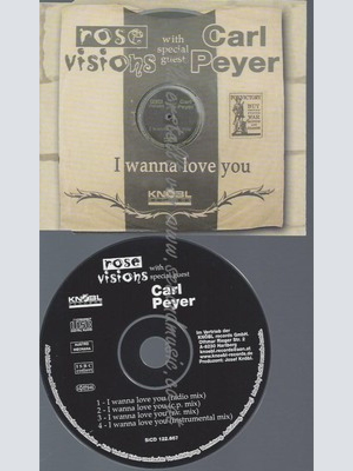 CD--ROSE VISIONS WITH CARL PEYER--I WANNA LOVE YOU