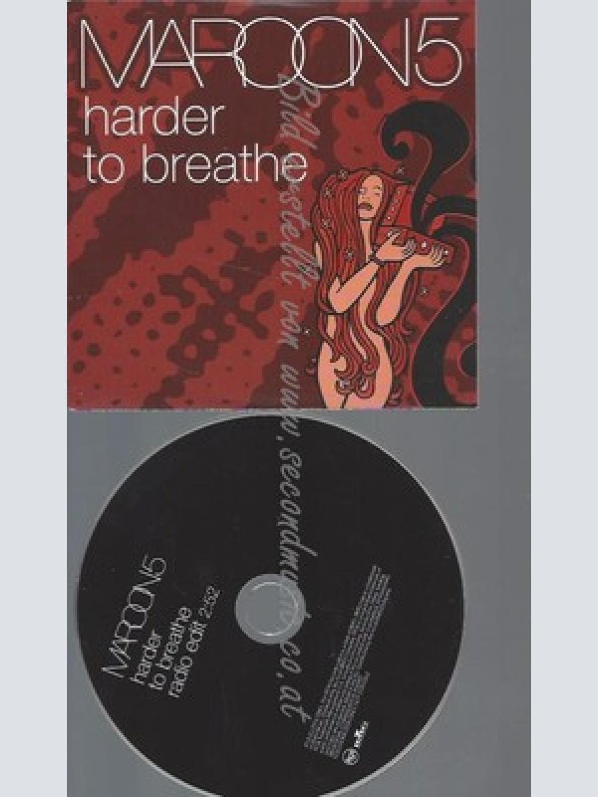 CD--MAROON 5--HARDER TO BREATHE-DUTCH PROMO