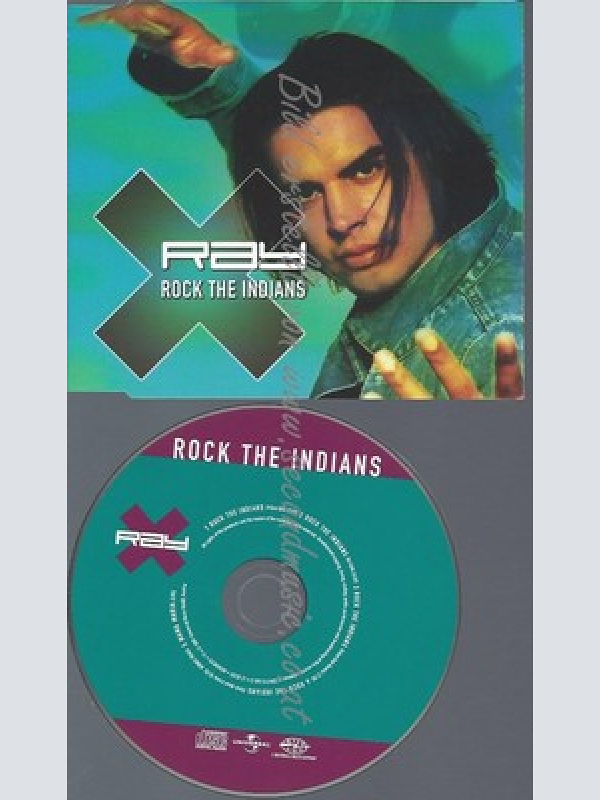 CD--X-RAY--ROCK THE INDIANS
