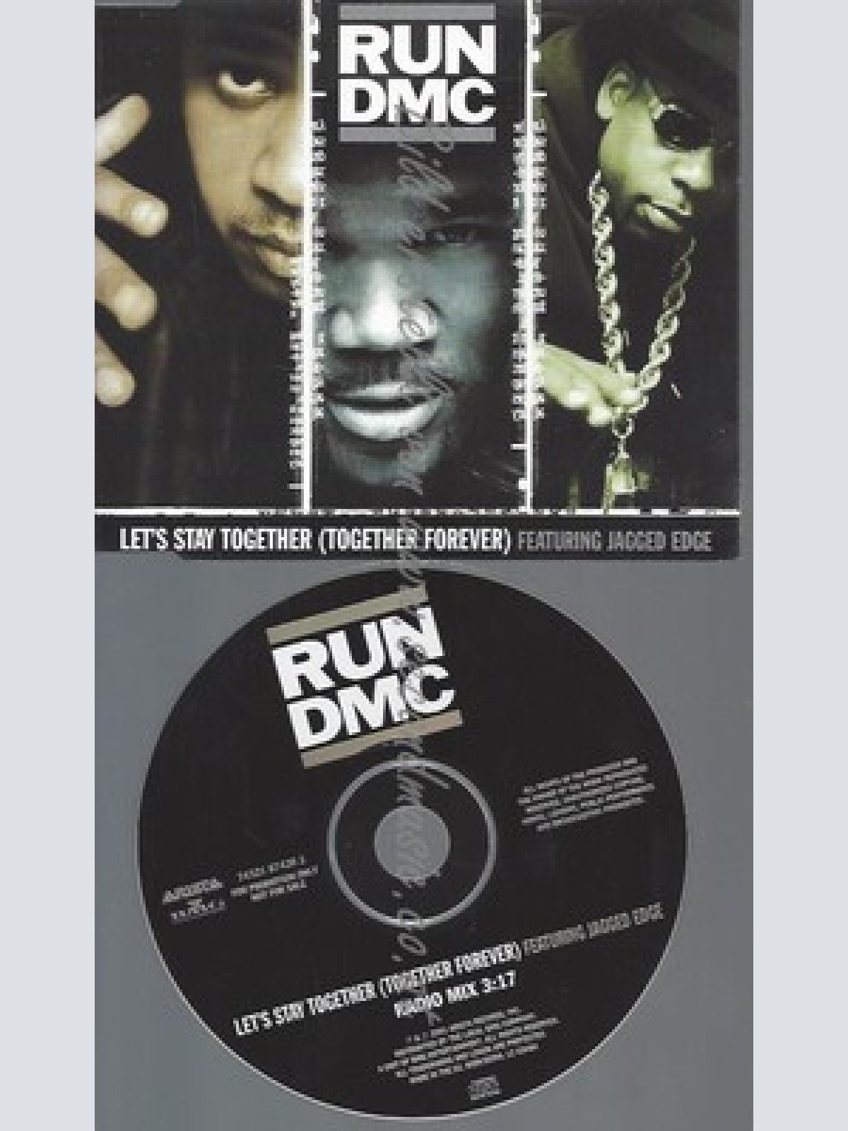 CD--RUN DMC--LET S STAY TOGETHERSINGLE