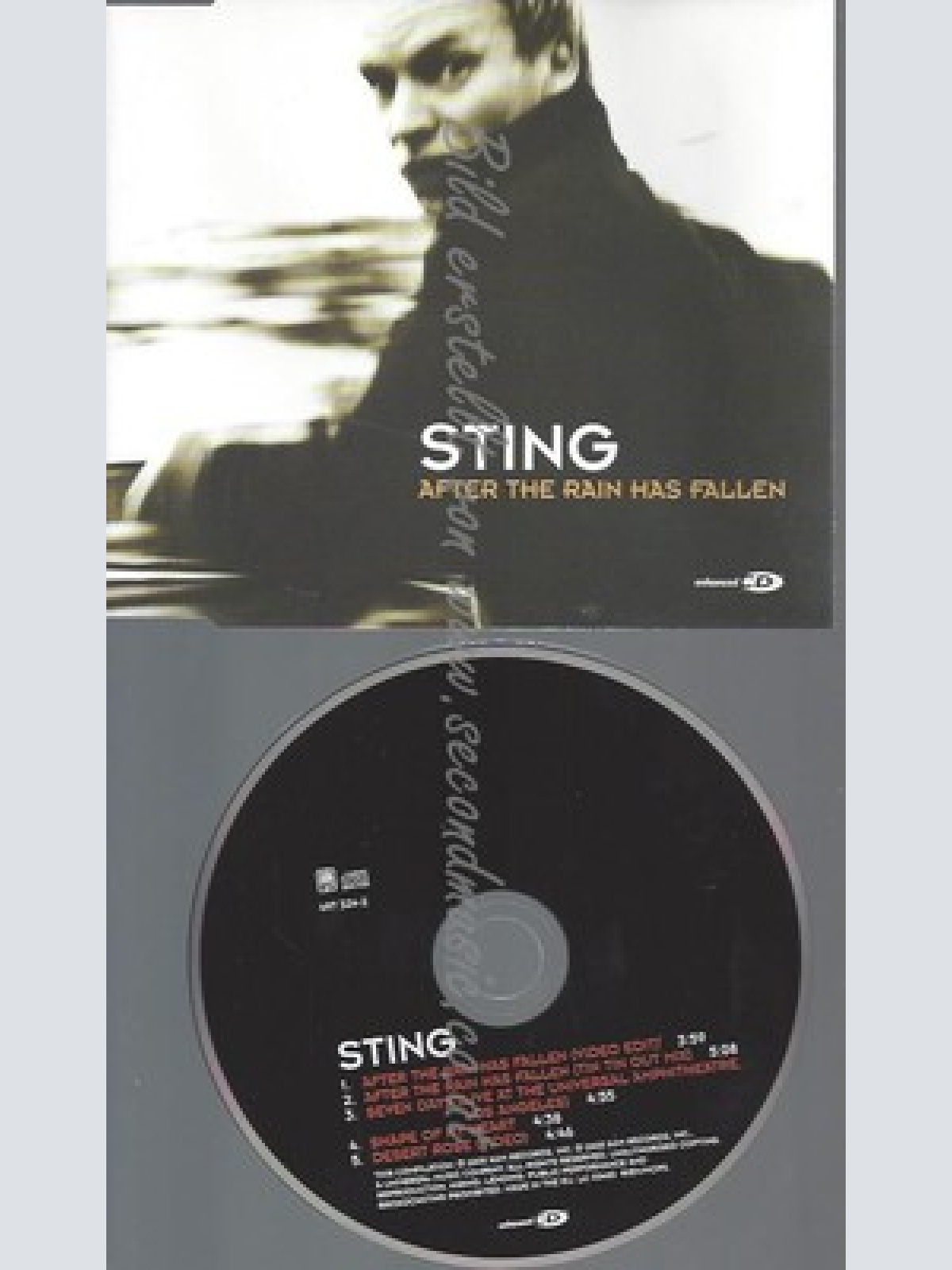 CD--STING--AFTER THE RAIN HAS FALLEN