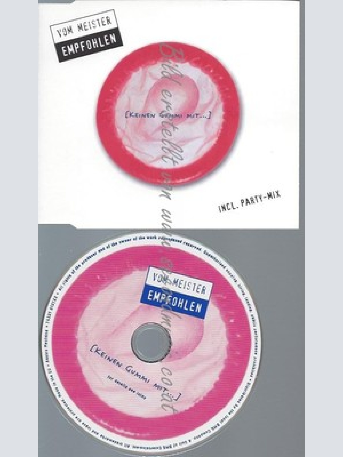 CD--VOM MEISTER EMPFOHLEN--KEINEN GUMMI MIT