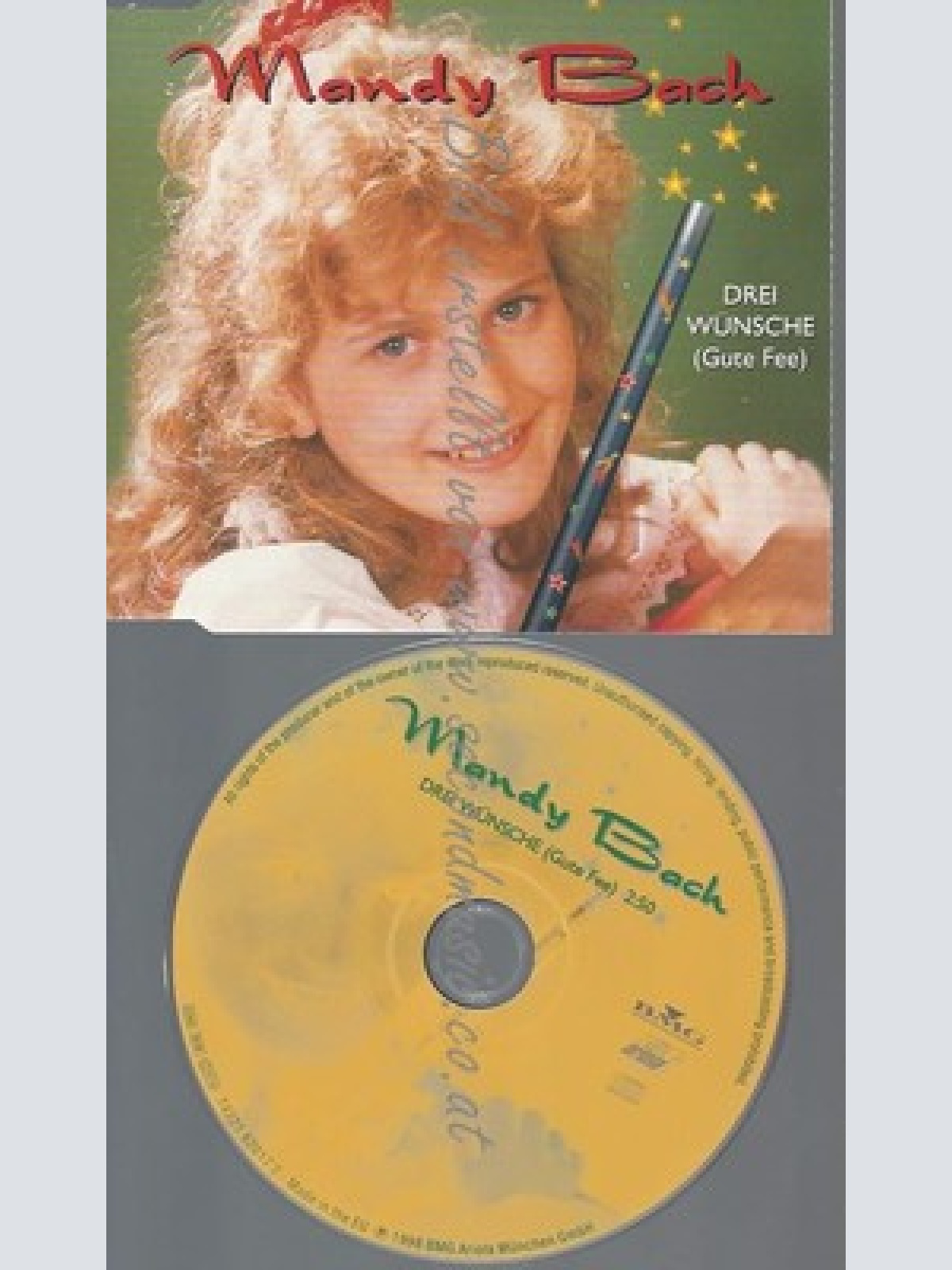 CD--MANDY BACH--DREI WUENSCHE [SINGLE-CD]