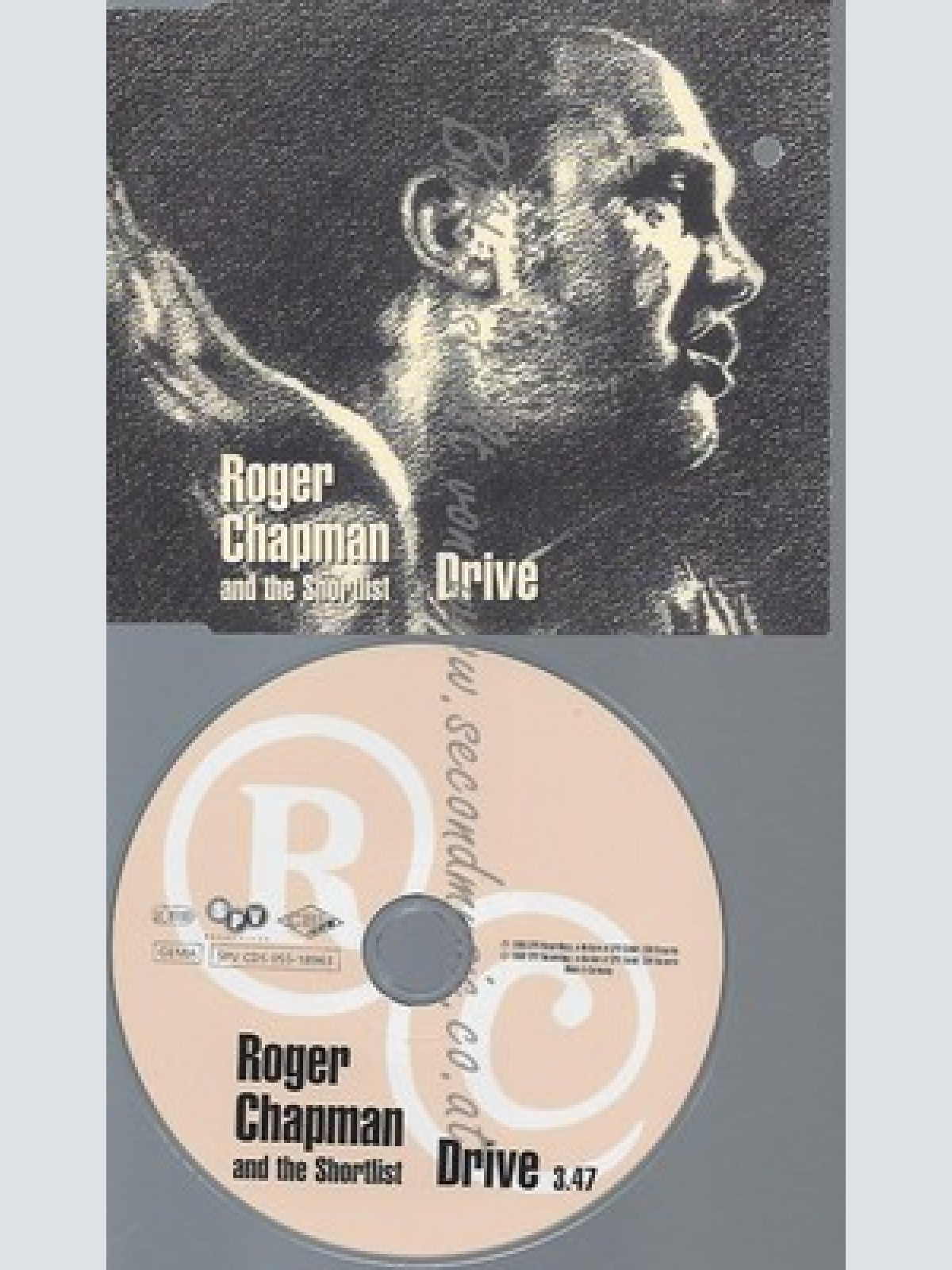 CD--ROGER CHAPMAN & SHORTLIST--DRIVE -1 TRACK,
