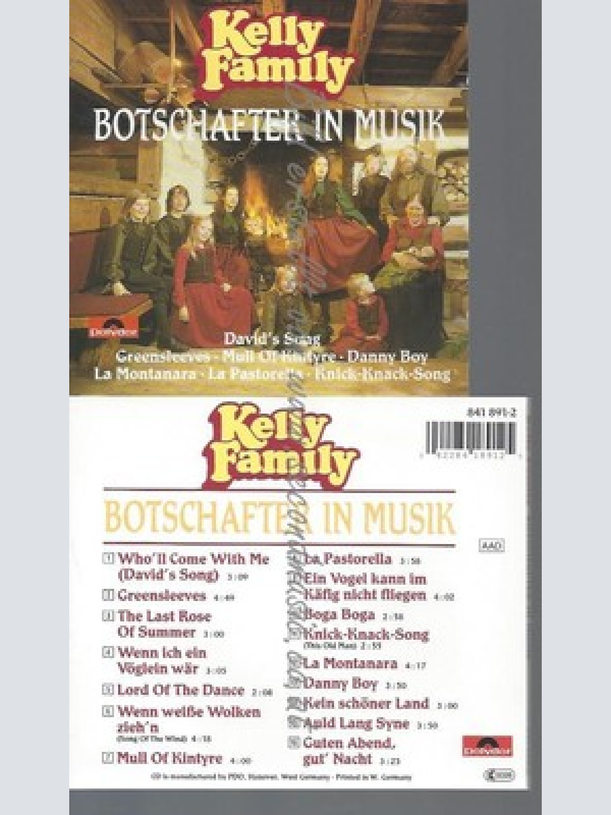 CD--KELLY FAMILY--BOTSCHAFTER IN MUSIK