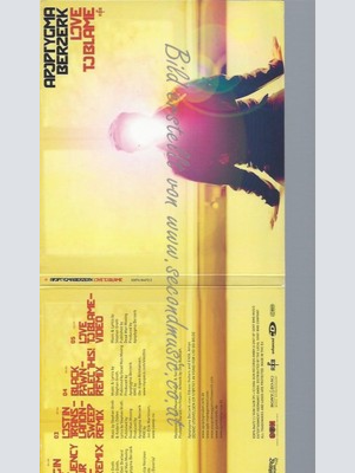 CD--REMIUM | SINGLE/ APOPTYGMA BERZERK--LOVE TO BLAME