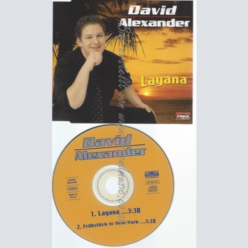 CD--DAVID ALEXANDER--LAYANA | SINGLE