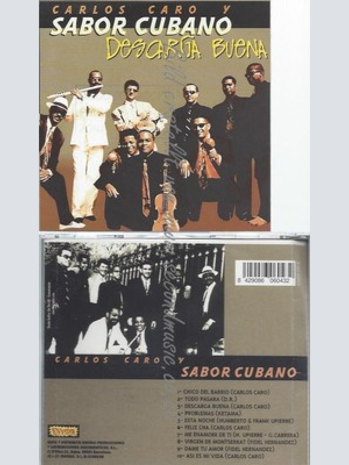 CD--CARLOS CARO Y SABOR CUBANO--DESCARGA BUENA | IMPORT