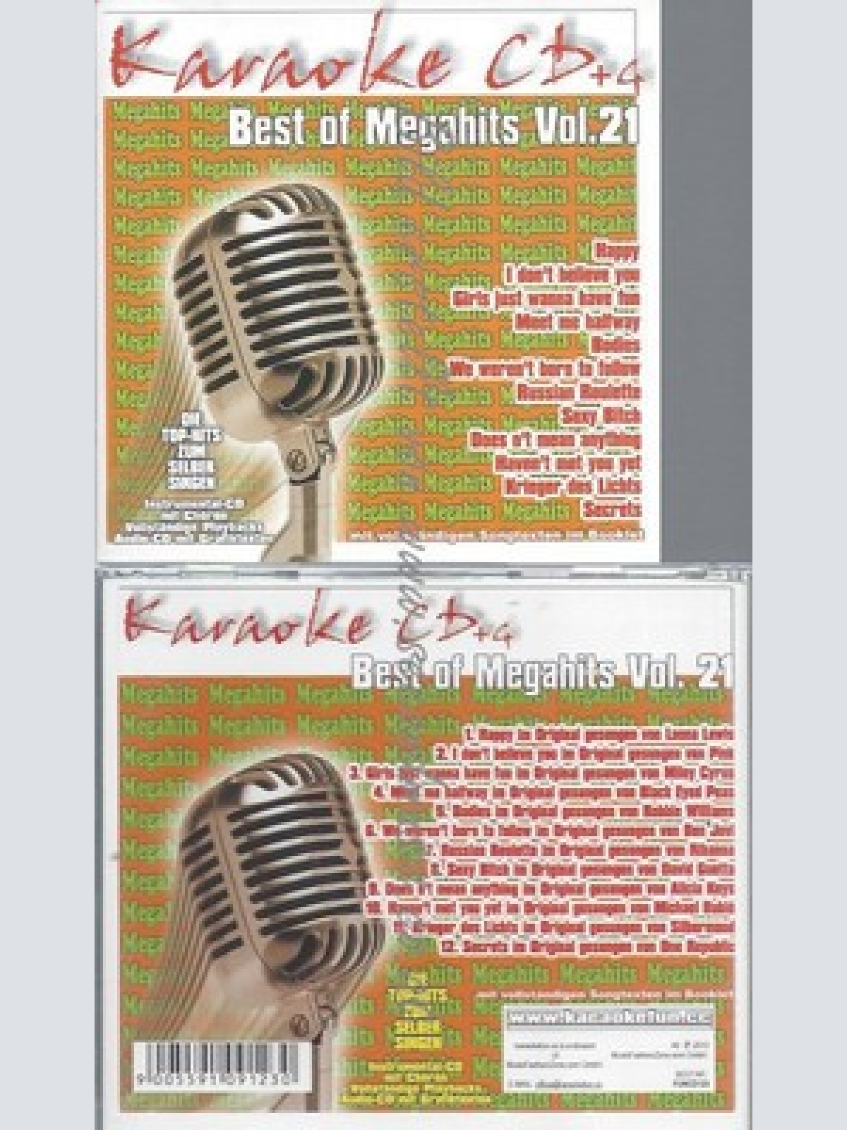 CD--KARAOKEFUN.CC VA--BEST OF MEGAHITS VOL.21 | KARAOKE