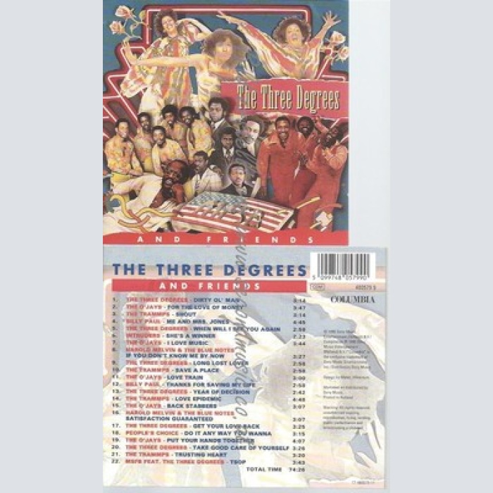 CD--THE THREE DEGREES--AND FRIENDS+EXTRA CD | IMPORT