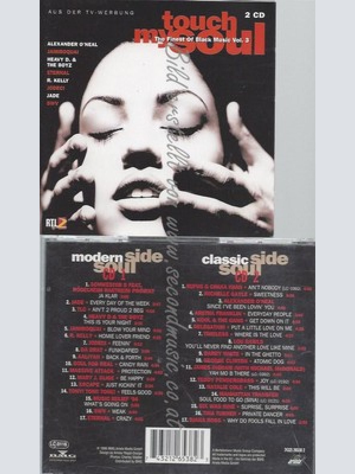 CD--VARIOUS--TOUCH MY SOUL - THE FINEST OF BLACK MUSIC VOL. 3 | DOPPEL-CD