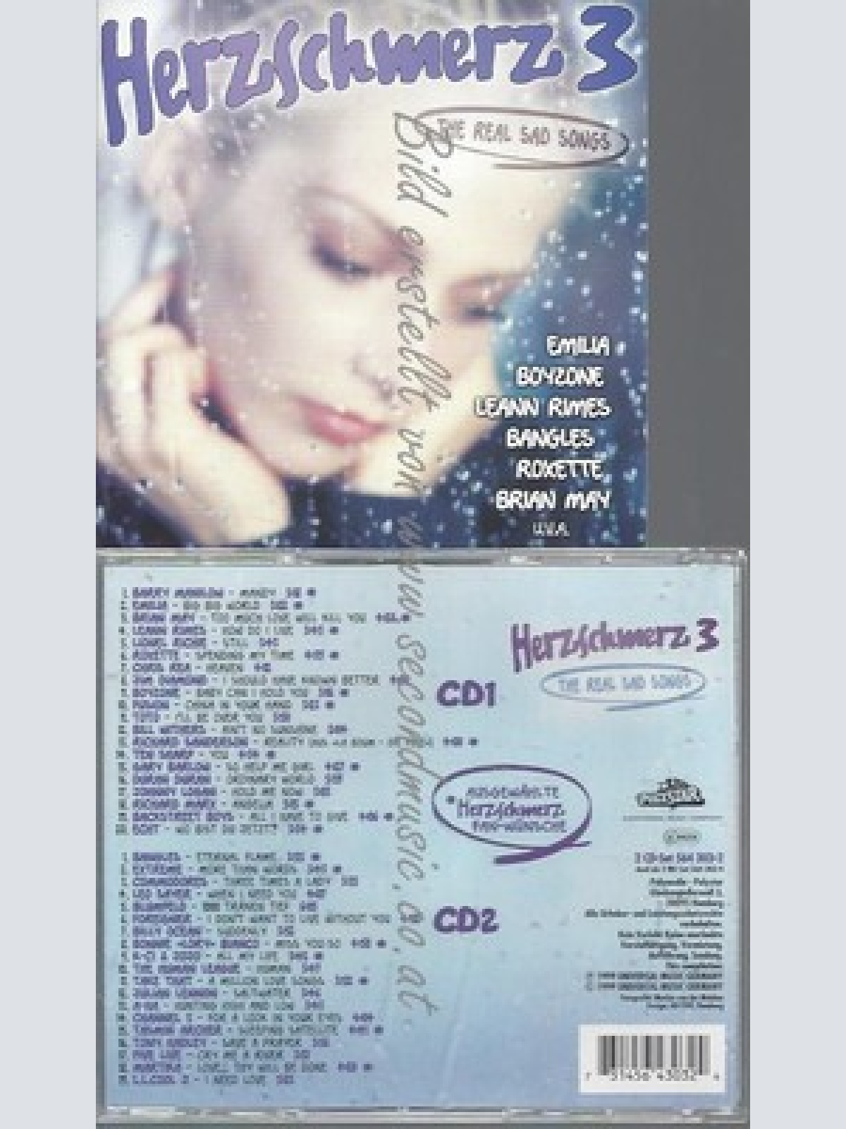 CD--VARIOUS--HERZSCHMERZ 3  | DOPPEL-CD