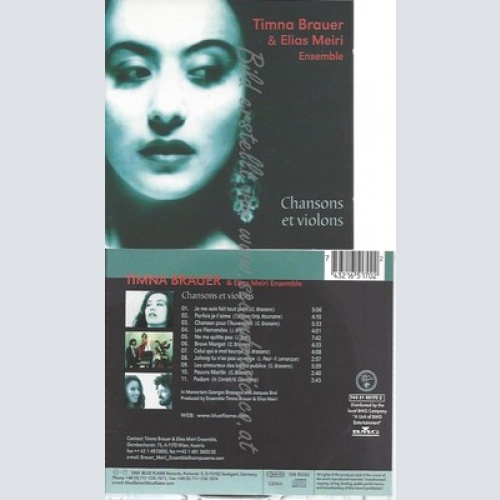 CD--TIMNA BRAUER--CHANSONS ET VIOLONS
