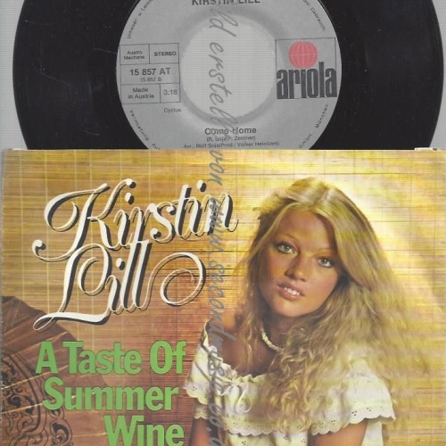 7"  Kirstin Lill  A Taste Of Summer Wine